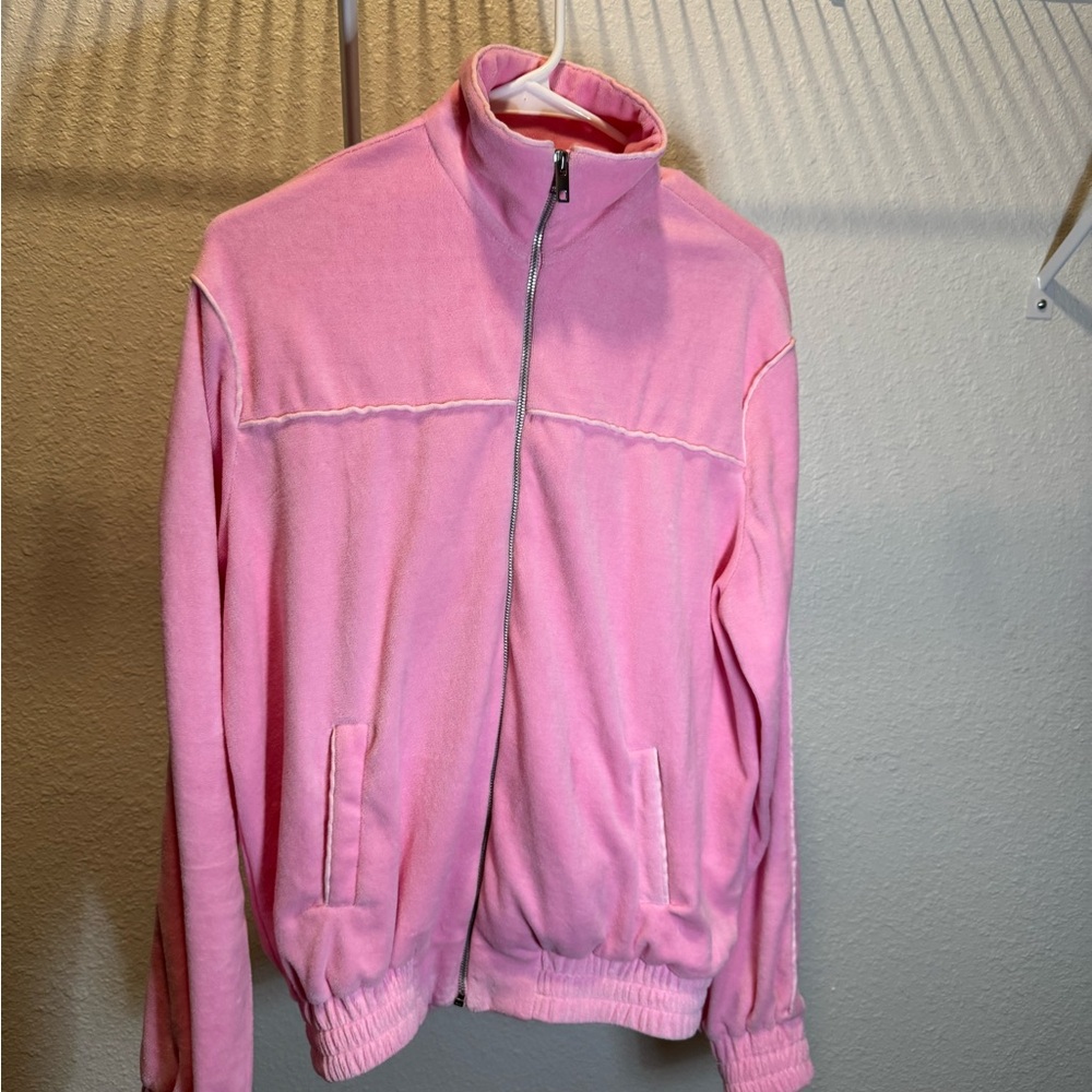 POLITE WORLDWIDE Velour Track Jacket